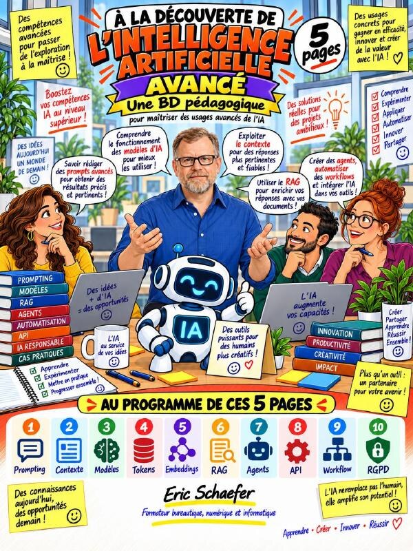 Couverture de la BD pédagogique Intelligence artificielle avancée